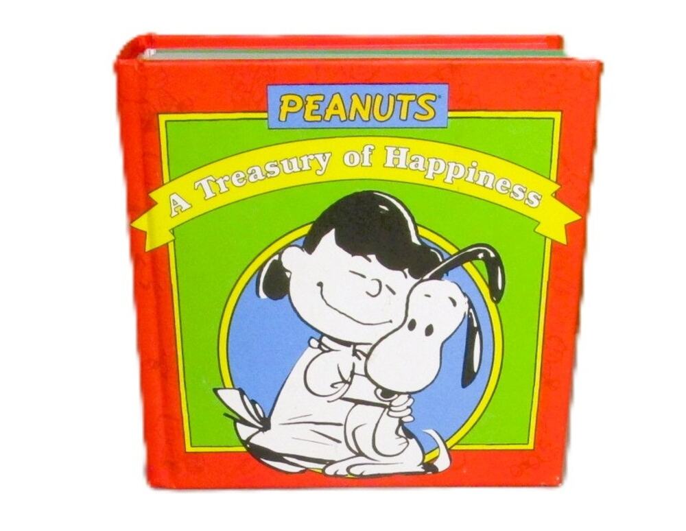 Peanuts A Treasury of Happiness Hardcover Charles M. Schulz Gift Book Collection